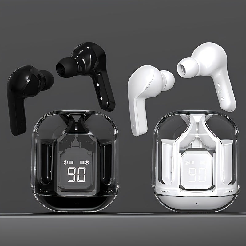 Latest Wireless Sports Earbuds Featuring an Integrated Noise-Canceling Mic And High-Fidelity Sound, with an Ultra-Long Standby And Quick Charging Case.