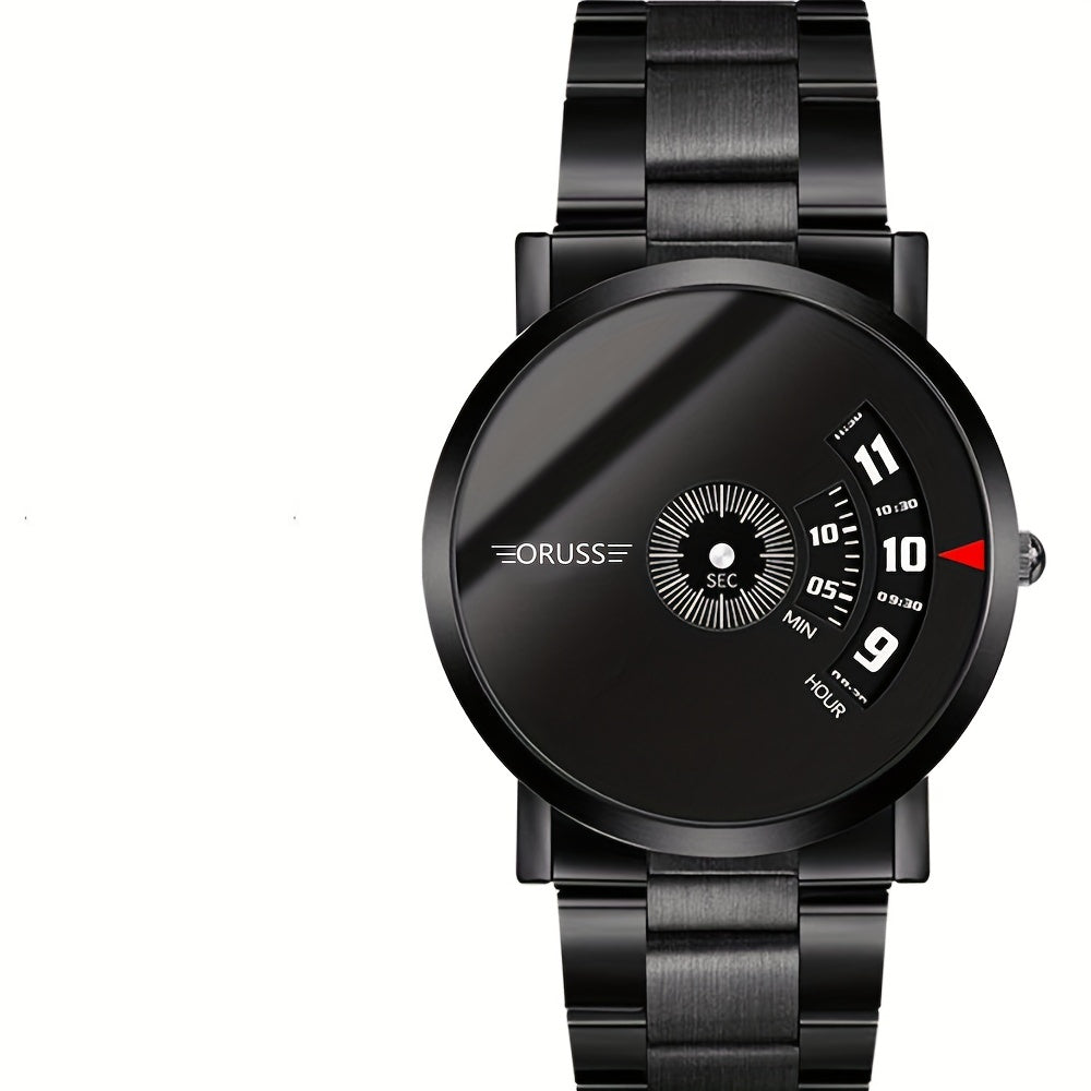 Men's Black Fashion Students Cool Watch