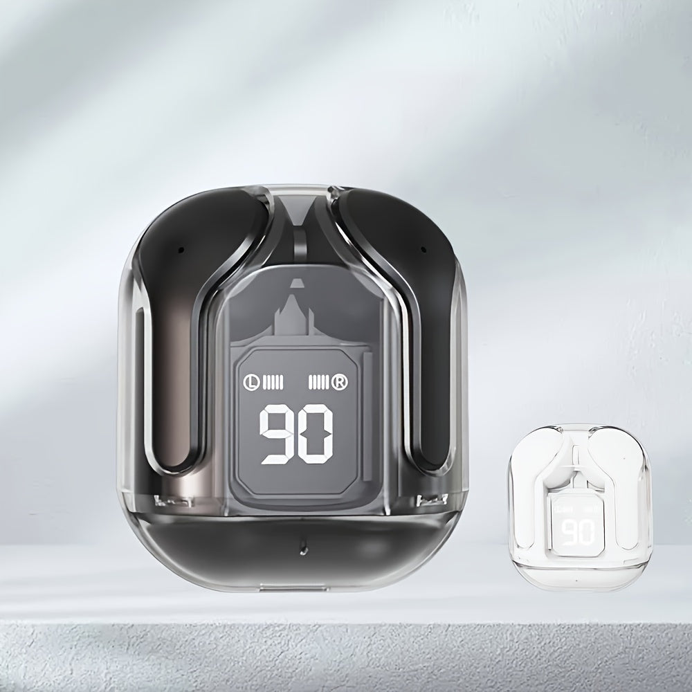 Latest Wireless Sports Earbuds Featuring an Integrated Noise-Canceling Mic And High-Fidelity Sound, with an Ultra-Long Standby And Quick Charging Case.