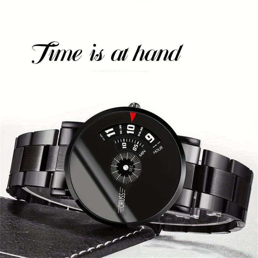 Men's Black Fashion Students Cool Watch