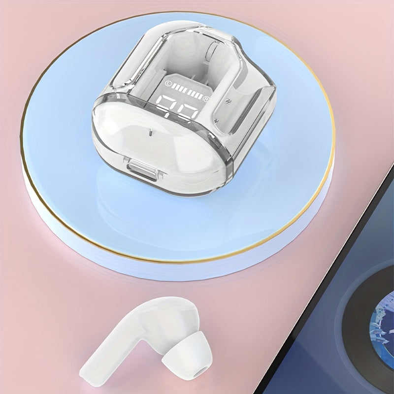 Latest Wireless Sports Earbuds Featuring an Integrated Noise-Canceling Mic And High-Fidelity Sound, with an Ultra-Long Standby And Quick Charging Case.