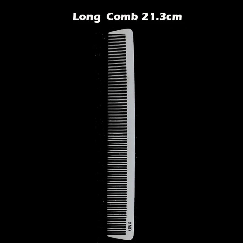 Brainbow 1PC Titanium Steel Comb Professional Salon Hair Hairdressing Anti-static Barbers Comb Ultra Thin Hair Brush for Men