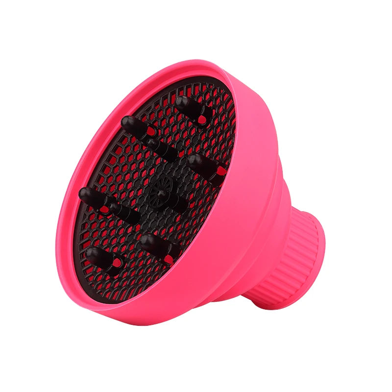 1piece Salon Silicone Hair Dryer Diffuser Cover Adjustable Temperature Resistant Dispersion Drying Hair Dryer Cover