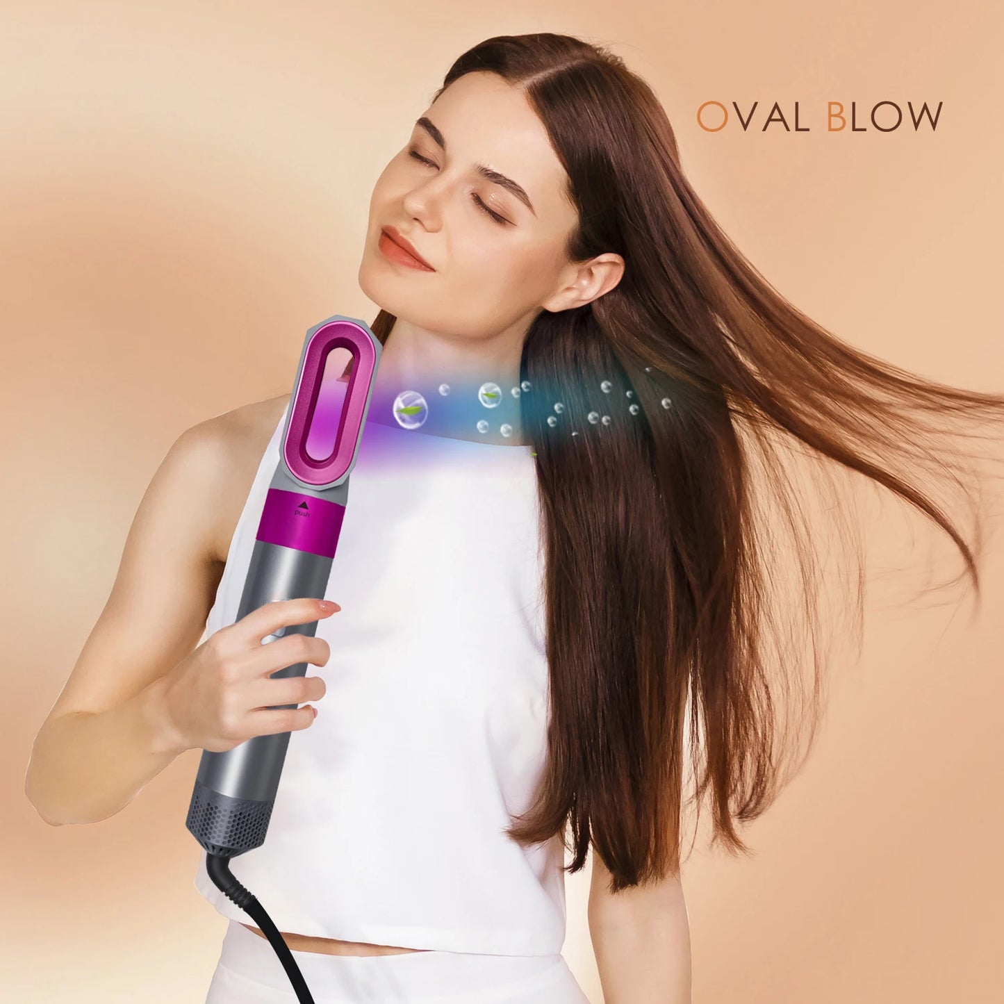 Multifunctional 5 In 1 Hair Straightener Curler Styling Set For Dyson Airwrap Hair Dryer Hair Plate Hot Comb Styling Appliance