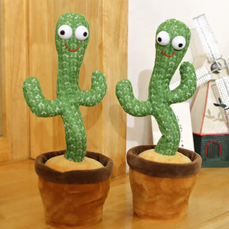 Interactive Dancing Cactus Funny Rechargeable Electric Cactus Sing And Repeat Imitation Learning To Talk Dancing Cactus Gifts