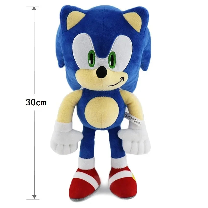 30cm Sonic peluches toy cartoon hedgehog Amy Rose knuckle tail soft stuffed doll child birthday Sonic lovely toys