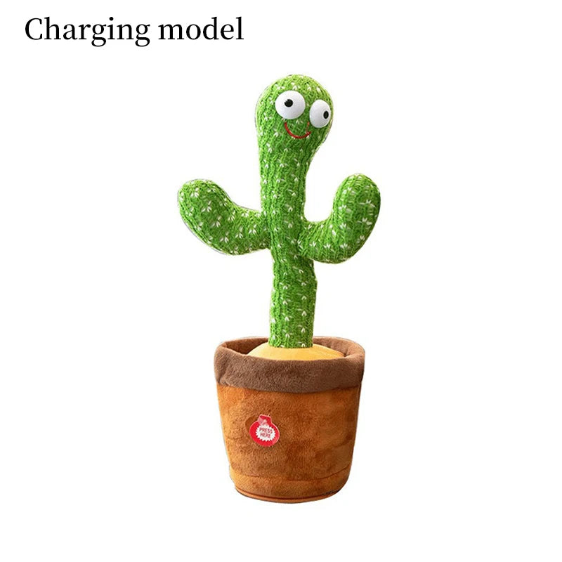 Interactive Dancing Cactus Funny Rechargeable Electric Cactus Sing And Repeat Imitation Learning To Talk Dancing Cactus Gifts