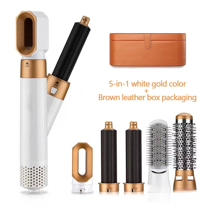 Multifunctional 5 In 1 Hair Straightener Curler Styling Set For Dyson Airwrap Hair Dryer Hair Plate Hot Comb Styling Appliance