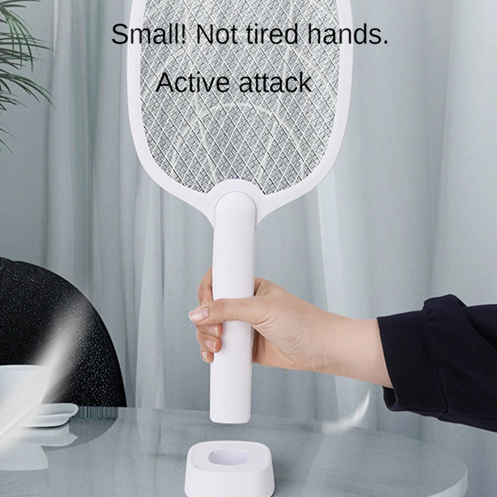 Electric Mosquito Swatter Mosquito Killer 2500V USB Rechargeable Angle Not Adjustable Electric Bug Zapper Fly Bat Swatter