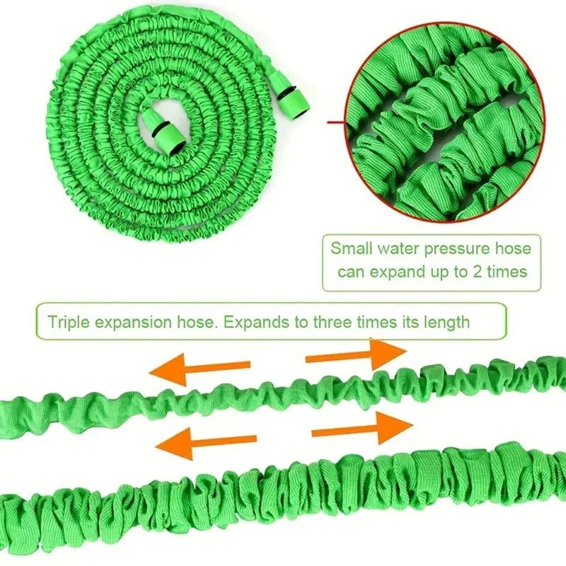 Expandable Magic Hose, High-Pressure Car Wash, 7Water Spraying Functions, Water Gun, Home Garden Watering Hose garden hose