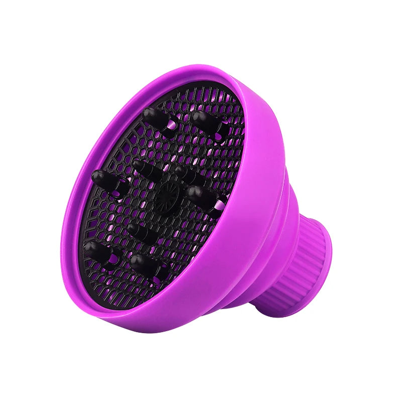 1piece Salon Silicone Hair Dryer Diffuser Cover Adjustable Temperature Resistant Dispersion Drying Hair Dryer Cover