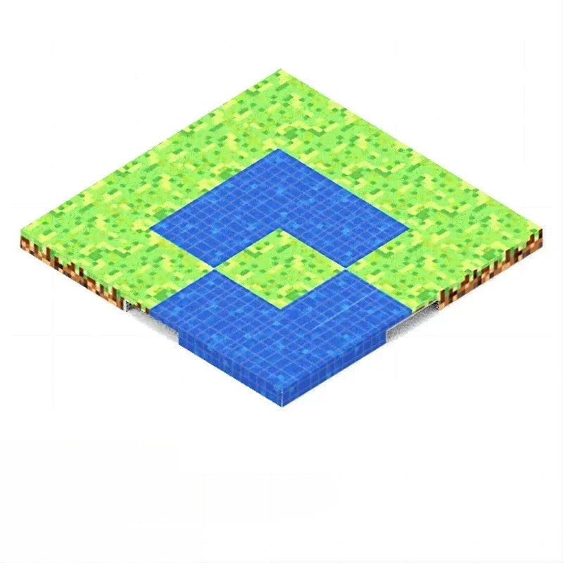 Magnetic Base Plate Variety Baseplates Match Mine World Magnetic Building Blocks Toys for Boys and Girls DIY Children Gift Toy