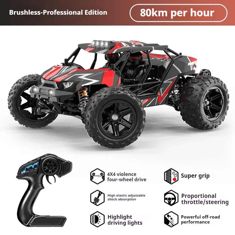N421 Professional Rc Full Proportional Remote Control Brushless Four-Wheel Drive High-Speed Off-Road Climbing Vehicle Model