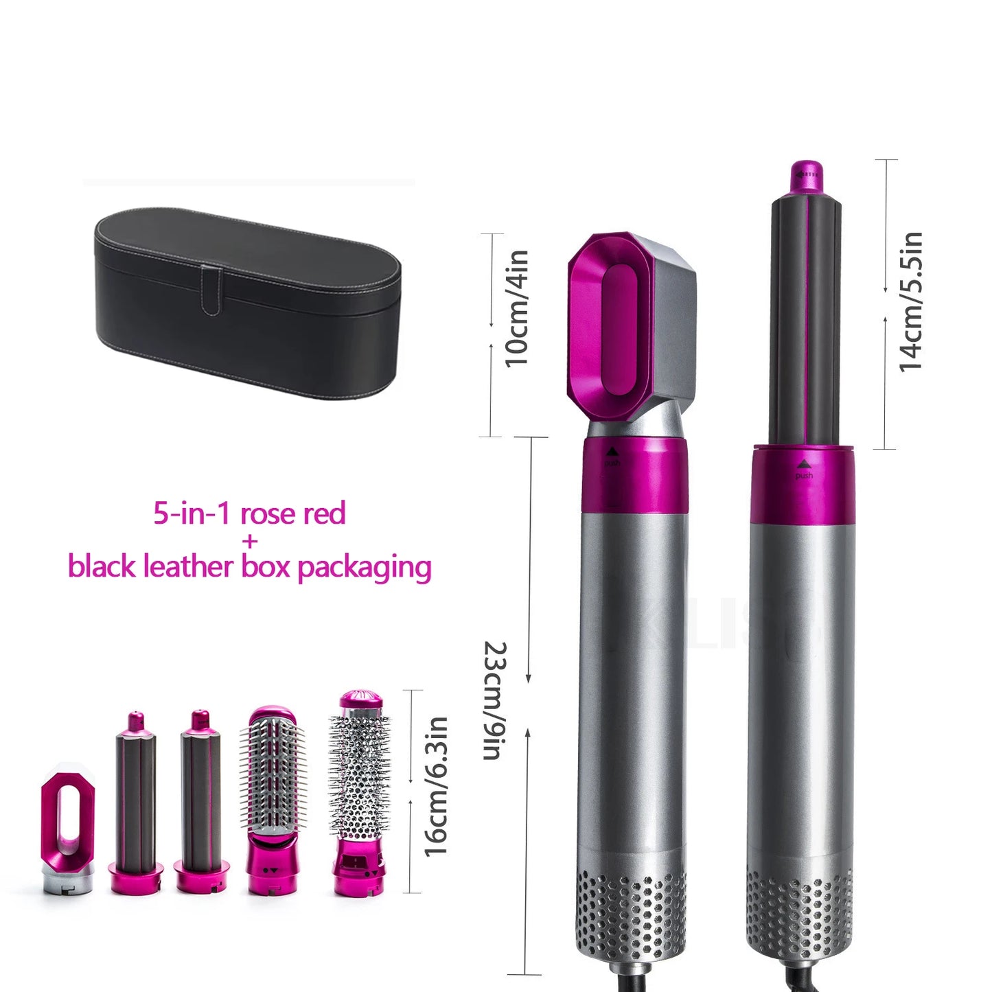 Multifunctional 5 In 1 Hair Straightener Curler Styling Set For Dyson Airwrap Hair Dryer Hair Plate Hot Comb Styling Appliance
