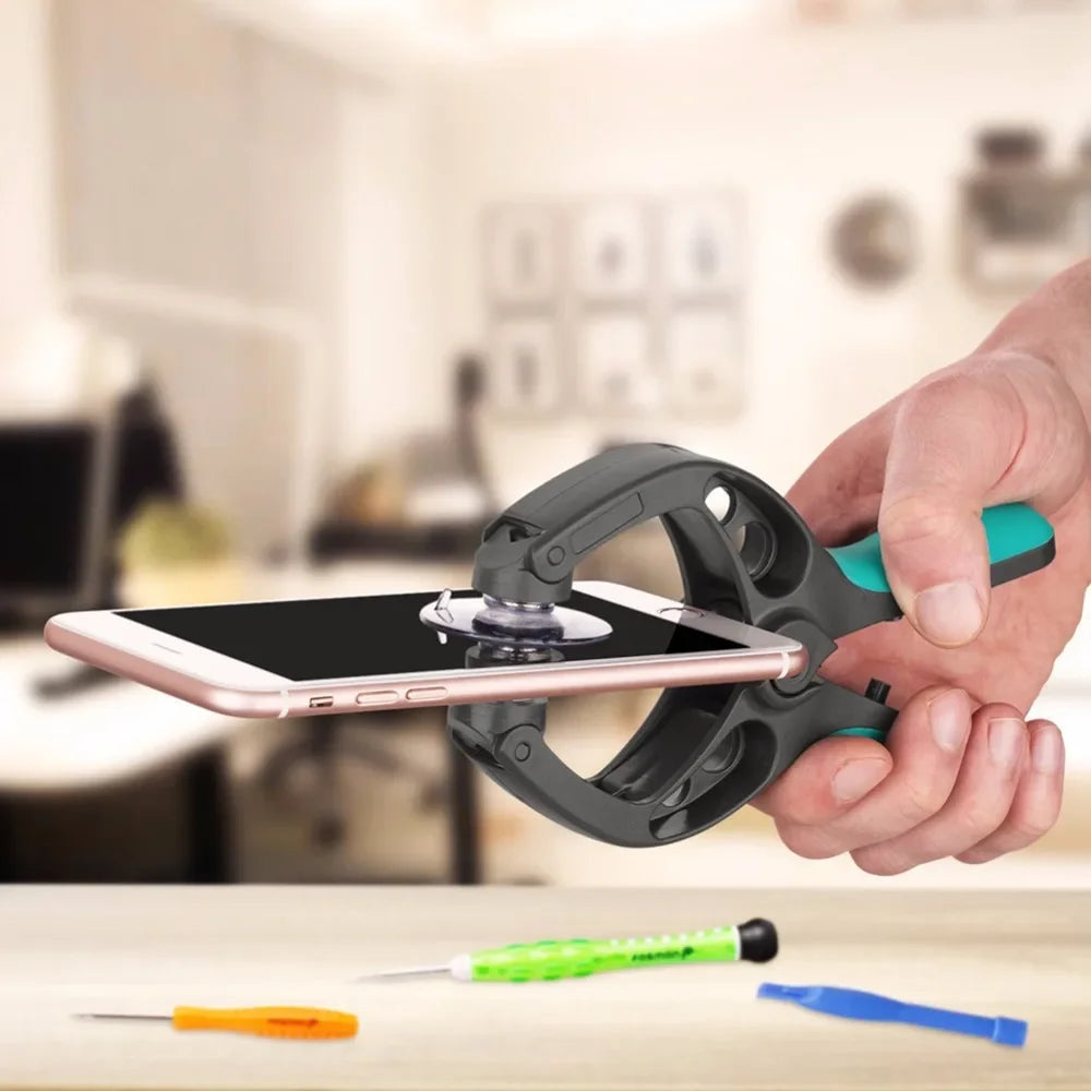 Repair Mobile Phone Tool Double Separation Clamp Plier Repair Tool Suction Cup LCD Screen Sucker Opening Tool For IPhone IPad