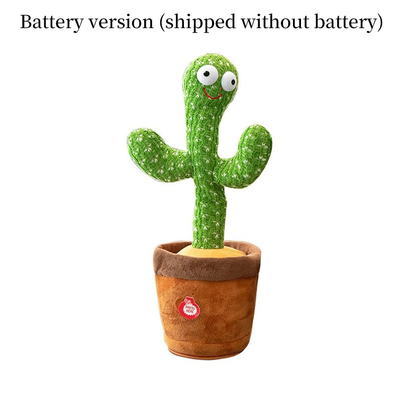 Interactive Dancing Cactus Funny Rechargeable Electric Cactus Sing And Repeat Imitation Learning To Talk Dancing Cactus Gifts