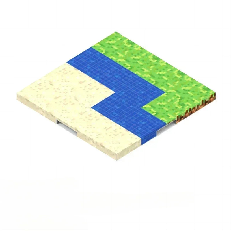 Magnetic Base Plate Variety Baseplates Match Mine World Magnetic Building Blocks Toys for Boys and Girls DIY Children Gift Toy