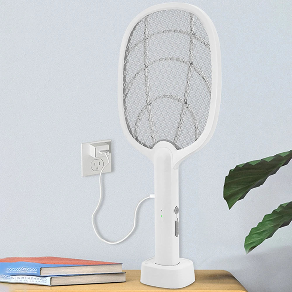 Electric Mosquito Swatter Mosquito Killer 2500V USB Rechargeable Angle Not Adjustable Electric Bug Zapper Fly Bat Swatter