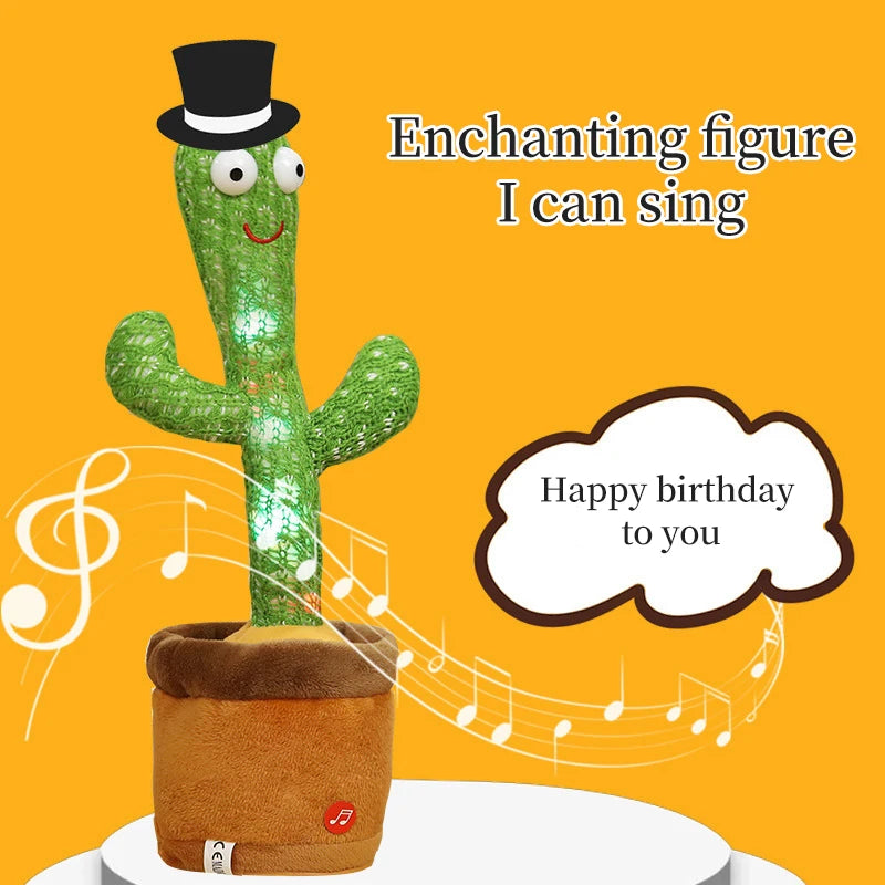 Interactive Dancing Cactus Funny Rechargeable Electric Cactus Sing And Repeat Imitation Learning To Talk Dancing Cactus Gifts