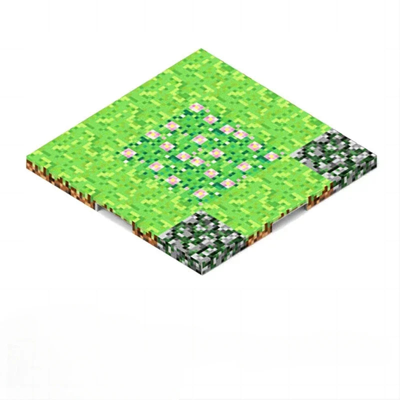 Magnetic Base Plate Variety Baseplates Match Mine World Magnetic Building Blocks Toys for Boys and Girls DIY Children Gift Toy