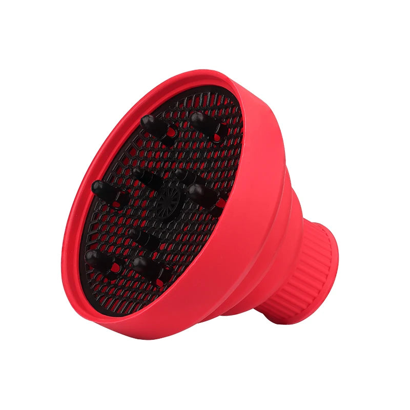 1piece Salon Silicone Hair Dryer Diffuser Cover Adjustable Temperature Resistant Dispersion Drying Hair Dryer Cover