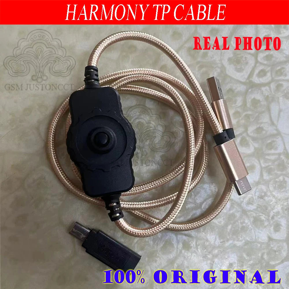 Harmony TP Cable / Harmony Test Point cables + HW USB COM 1.0 Adapter for Huawei HarmonyOS for chimera pro tool dongle