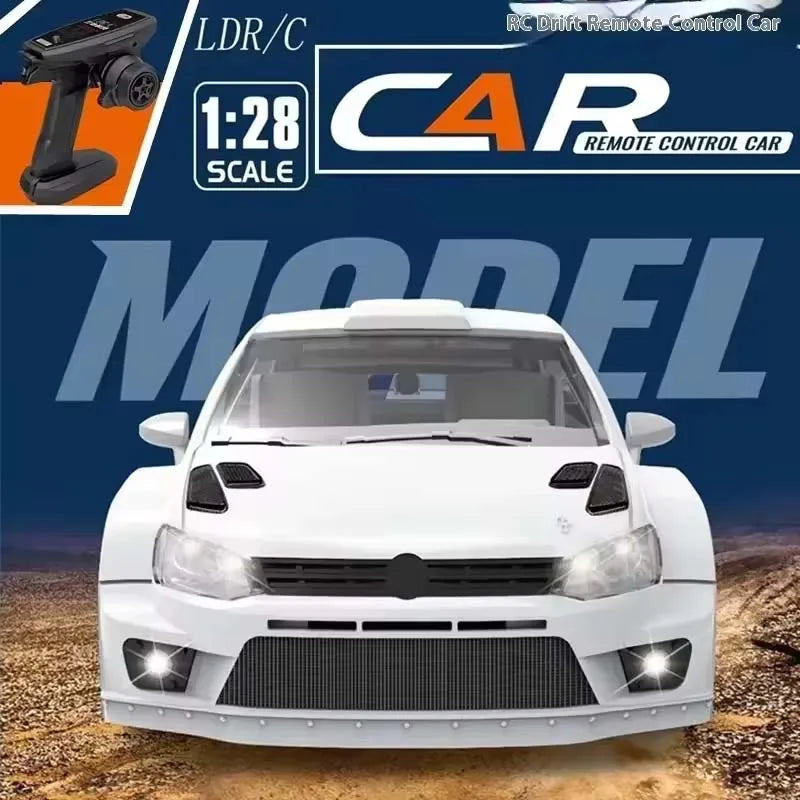 LD2801 Mini Drfit RC Car 1:28 Race Car 2.4G Remote Control Four Wheel Drive High Speed Motor Vehicle Model Cars Toys For Gifts