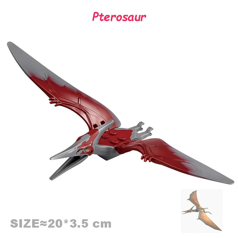 Jurassic World Dinosaurs Velociraptor Triceratops Indominus T-Rex Model Assemble Educational Building Blocks Toys For Kids Gifts