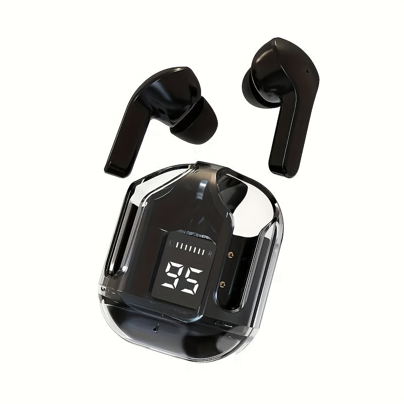 Latest Wireless Sports Earbuds Featuring an Integrated Noise-Canceling Mic And High-Fidelity Sound, with an Ultra-Long Standby And Quick Charging Case.