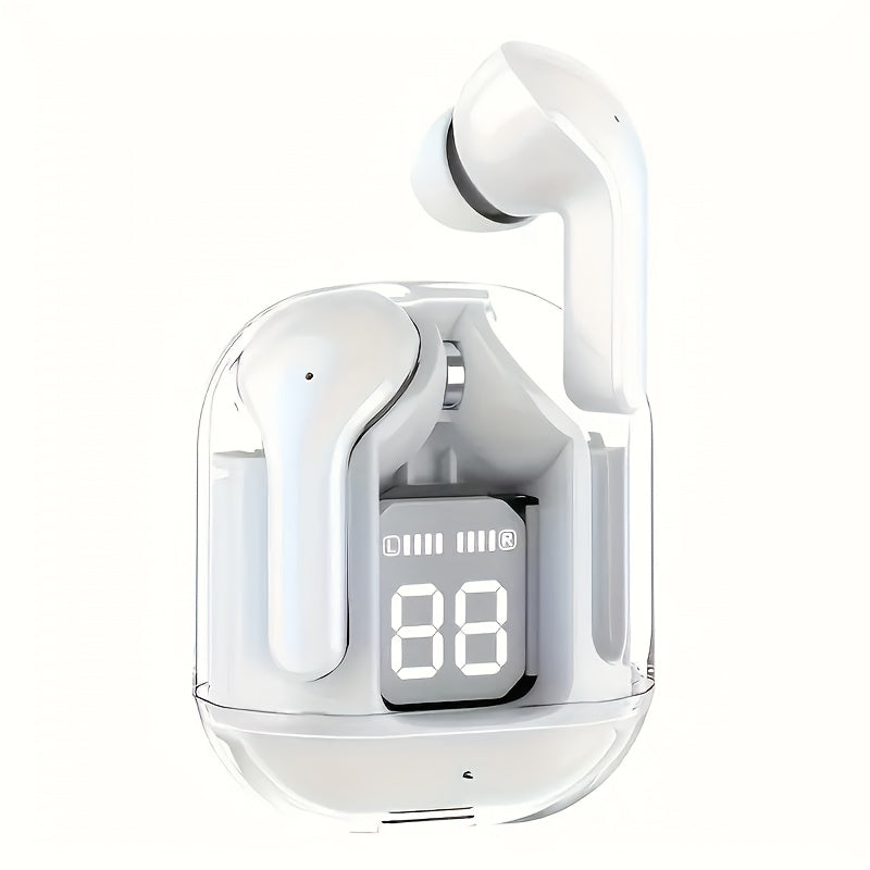 Latest Wireless Sports Earbuds Featuring an Integrated Noise-Canceling Mic And High-Fidelity Sound, with an Ultra-Long Standby And Quick Charging Case.