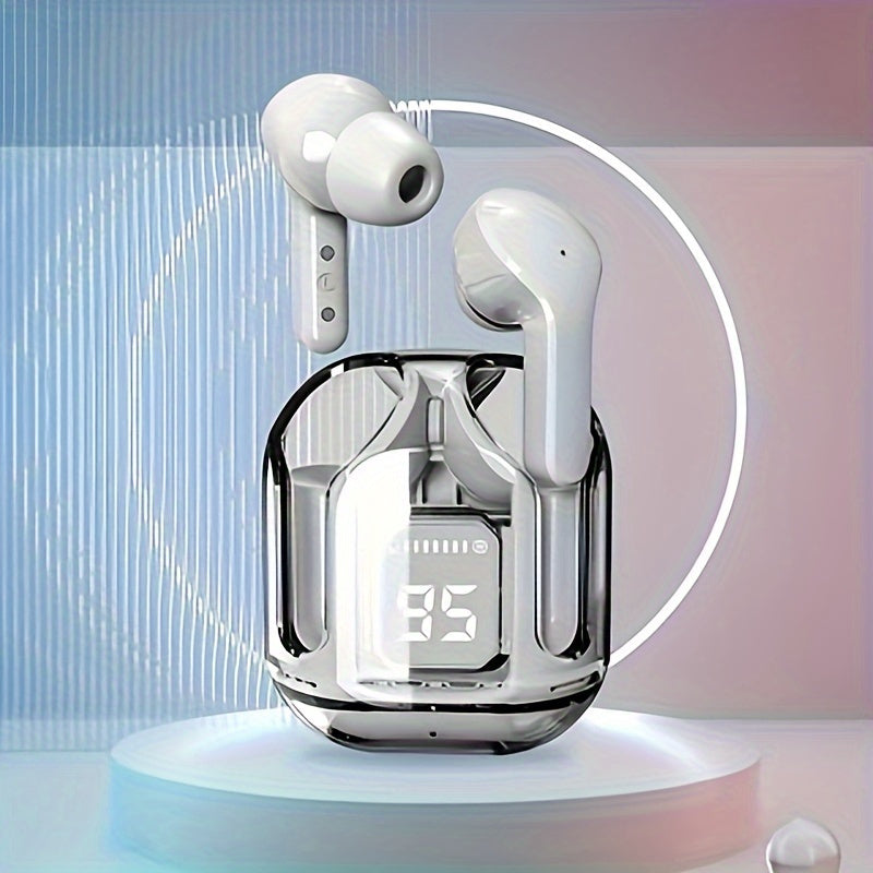 Latest Wireless Sports Earbuds Featuring an Integrated Noise-Canceling Mic And High-Fidelity Sound, with an Ultra-Long Standby And Quick Charging Case.
