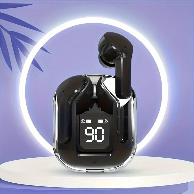 Latest Wireless Sports Earbuds Featuring an Integrated Noise-Canceling Mic And High-Fidelity Sound, with an Ultra-Long Standby And Quick Charging Case.