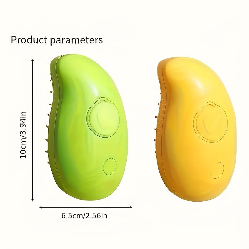 3-in-1 Rechargeable Cat Grooming Brush with Static Protection Technology - USB-Powered Pet Hair Remover, Massager & Cleaner, Ergonomic Design for Effective Fur Removal & Cat Care, Cat Brush for Shedding And Grooming, Handheld