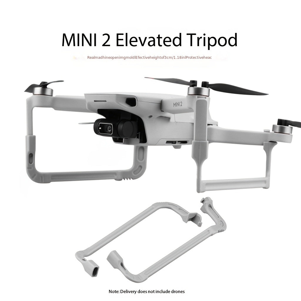 MVVIC Mini 2 Elevated Tripod, 4K Drone Landing Stand, Multi-Functional Reinforced Stability, ABS Material, with No Battery for DJI Mini 4K Drones