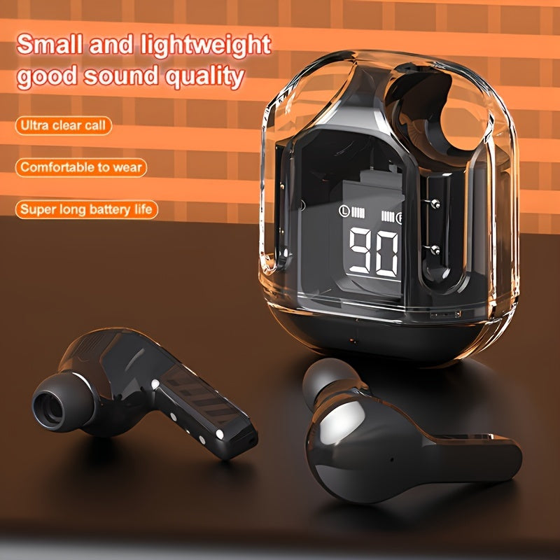 Latest Wireless Sports Earbuds Featuring an Integrated Noise-Canceling Mic And High-Fidelity Sound, with an Ultra-Long Standby And Quick Charging Case.