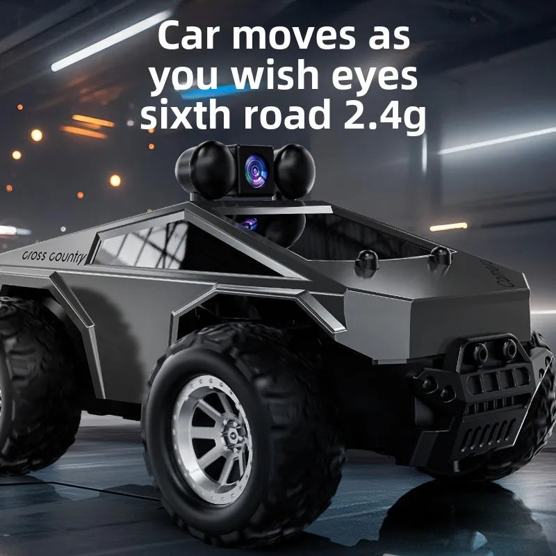 KF29 with Camera WIFI Image Transmission High-speed Car 1:28 Off-road Big Foot Car Remote Control Model Toy Birthday Gift