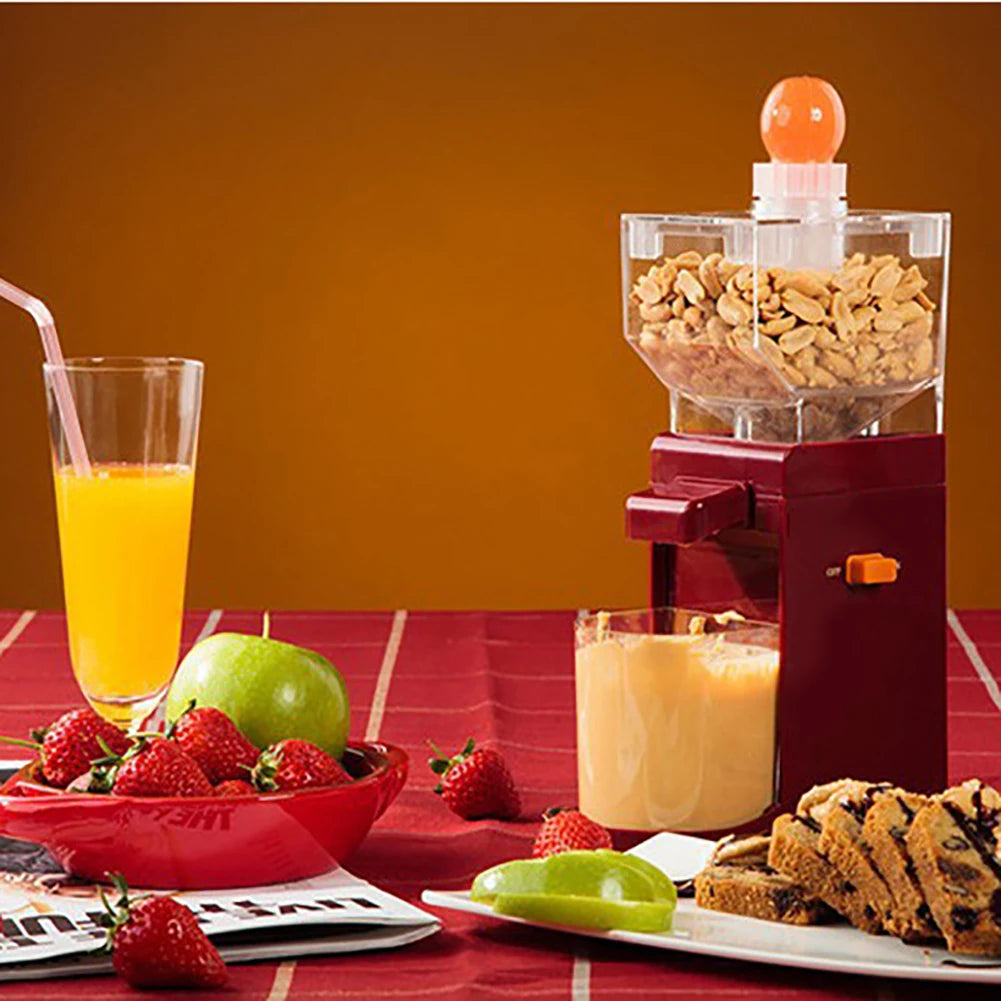 Peanut Butter Maker Home Electric Grain Grinder Anti Slip Sesame Sauce Mill Nut Butter Machine for Groundnut Almonds Cashews