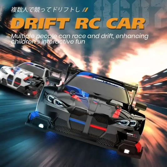 1:24 RC drift vehicle, Mustang 4WD cars, racing car with remote control, gift, competition racing car, children's toy