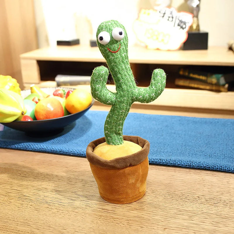 Interactive Dancing Cactus Funny Rechargeable Electric Cactus Sing And Repeat Imitation Learning To Talk Dancing Cactus Gifts