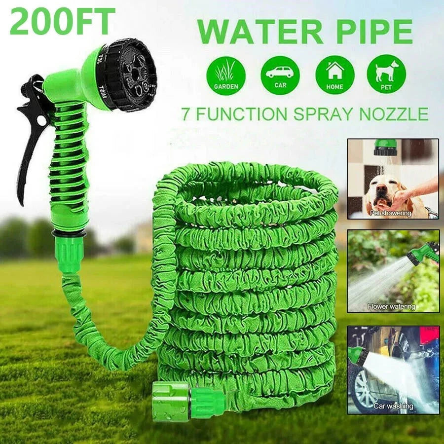 Expandable Magic Hose, High-Pressure Car Wash, 7Water Spraying Functions, Water Gun, Home Garden Watering Hose garden hose