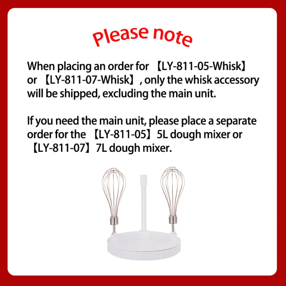 SUNATUR 5L/7 DC dough mixer 250W auto electric Household stand mixer Egg White Whipper with Fermenter and timed kitchen blender