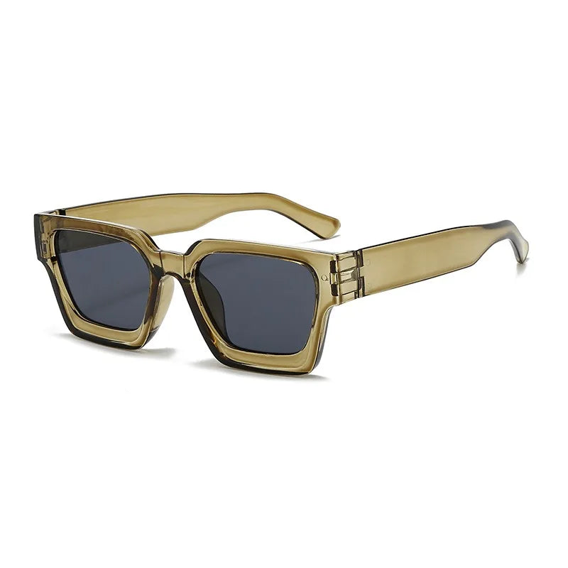 Retro Black Millionaire Shades Luxury Sunglasses 2025 For Men Designer Famous Brand Square Sun Glasses Man Women Sunglass